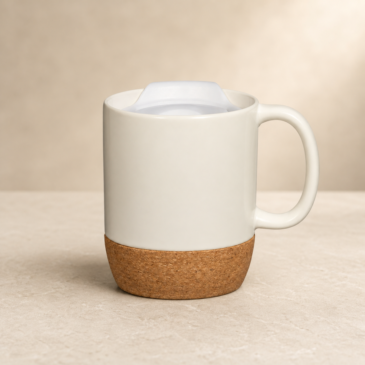 14 Oz. Cork Base Ceramic Mug social_centered