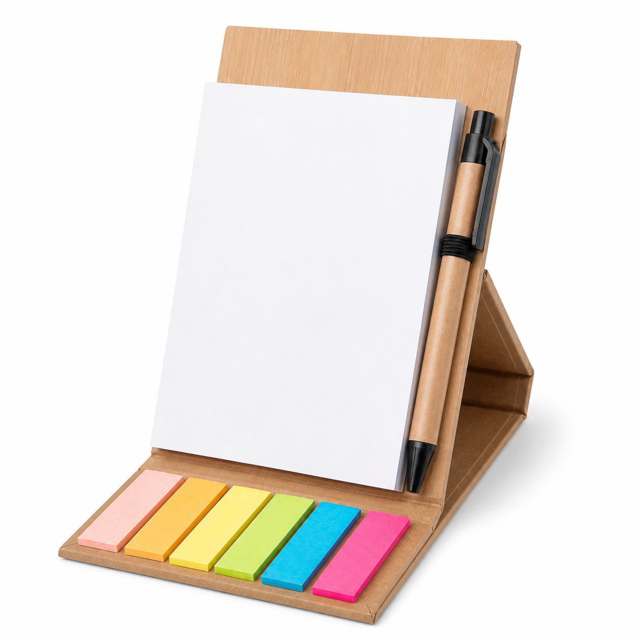 Bamboo Desk Jotter With Phone Stand detail_02