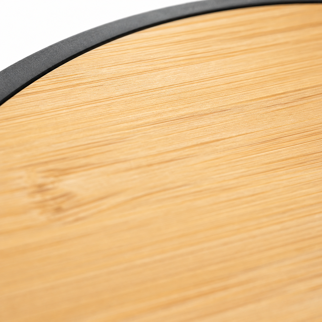 10W Bamboo Wireless Charger With Digital Clock detail_01