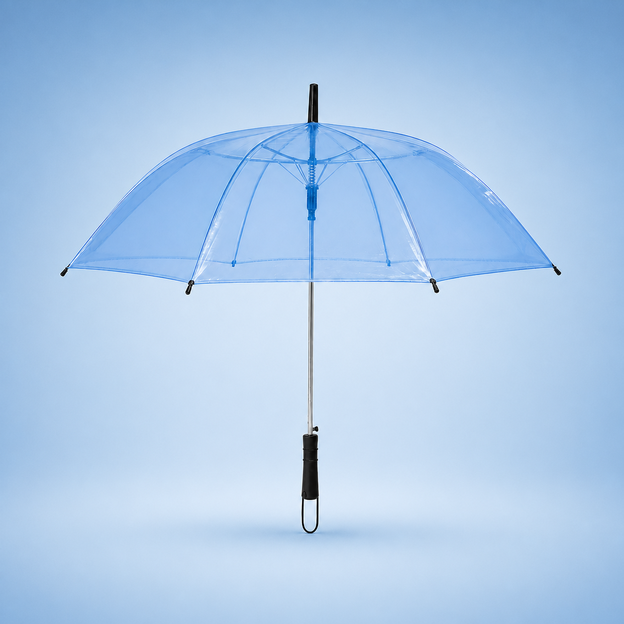 46" Arc Clear Umbrella social_centered