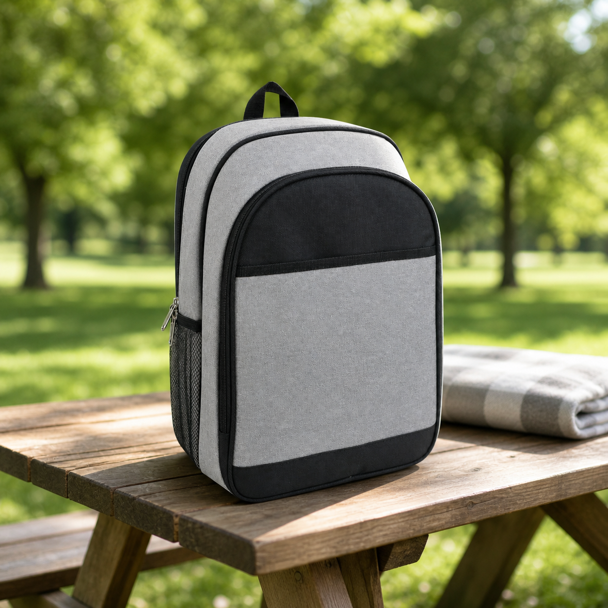 Lakeside Picnic Set Cooler Backpack lifestyle